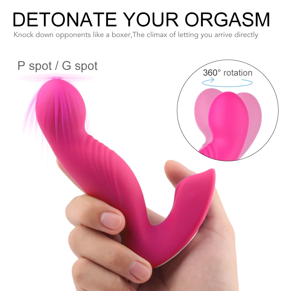S-hande remote control wearable vibrator dildo panties for women clitoris and g-spot stimulator male prostate vibrating sex toys