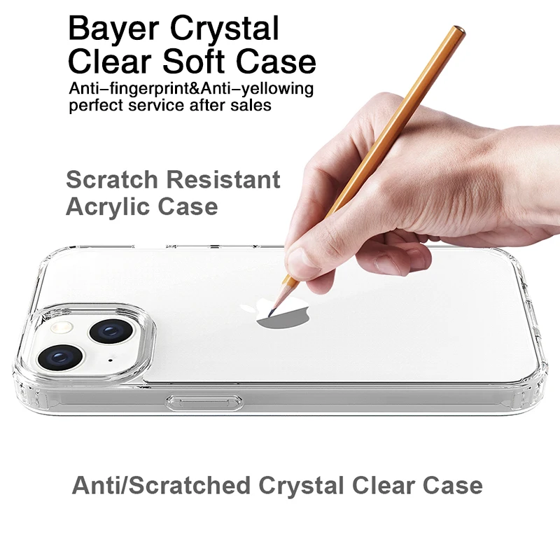 Анти-желтый Bayer Чехол для мобильного телефона Iphone 14 чехол Pro Max кастомом противоударный