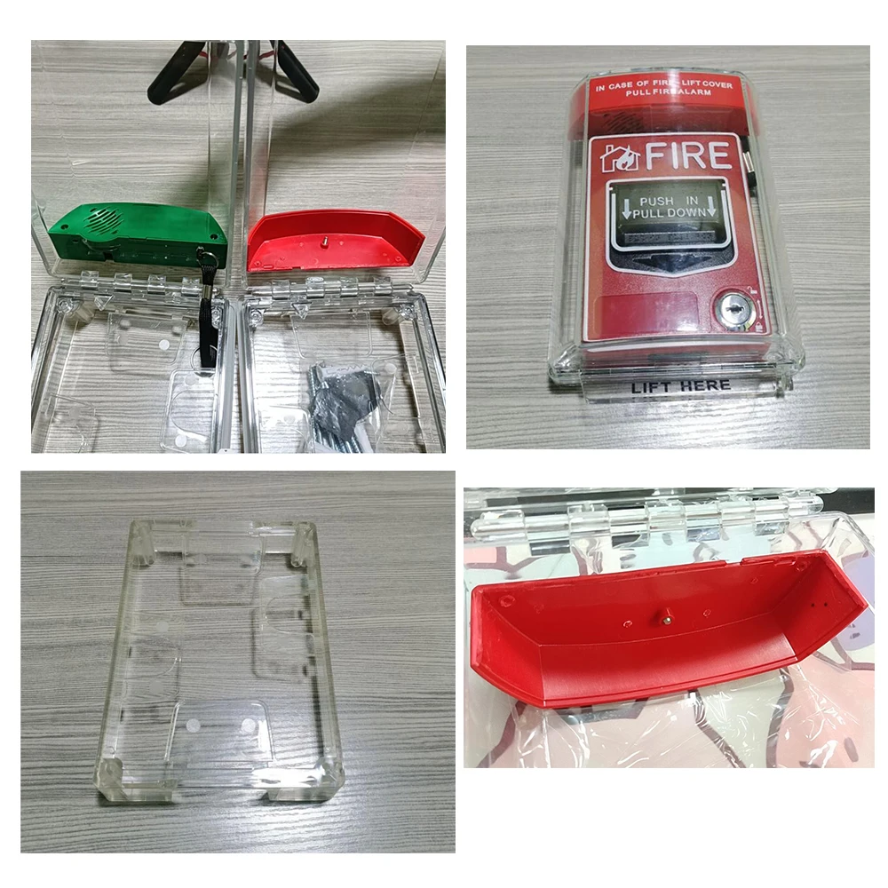 SUMRING New Design Call point protective cover Airport Use Manual Pull Station Fire Alarm protect system with Factory Sale Dire