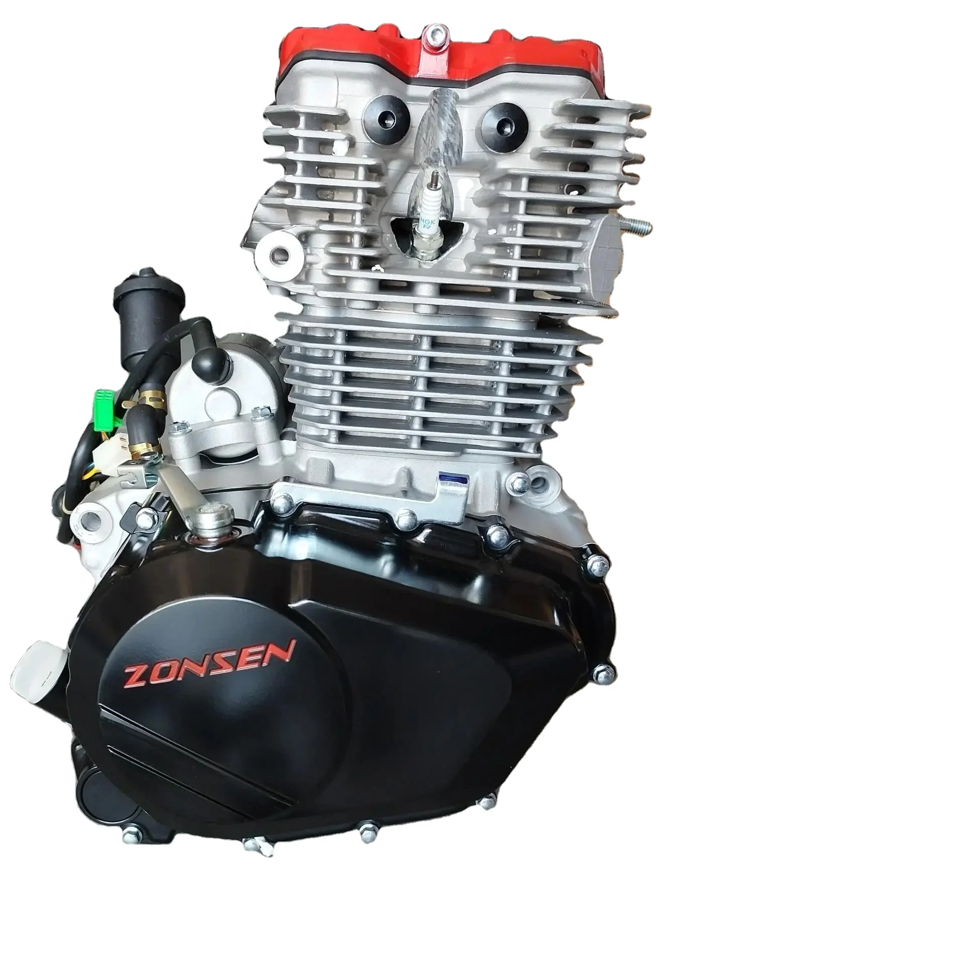 300cc Engine Zongshen CB300RL Electric Start 4 Valve 4 Stroke Zs175fmm Zongshen Engine Motorcycle Engine Assembly 6 Speed