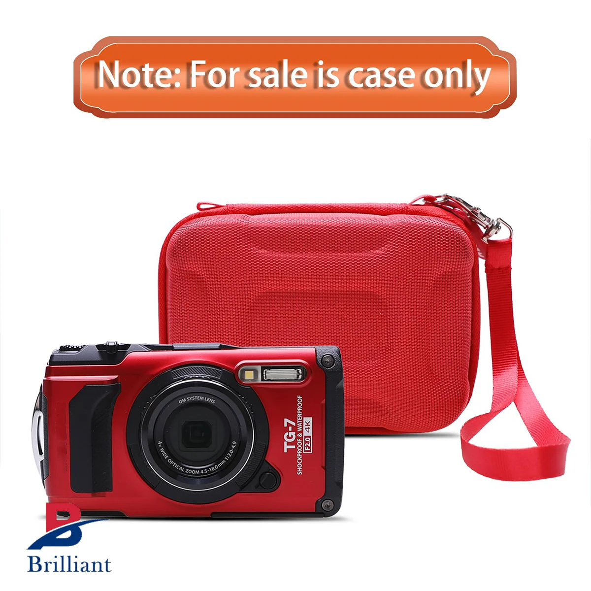 Brilliant Custom Waterproof EVA Hard Case For Olympus Tough TG-7 / TG-6 Underwater Digital Camera Eva Case For Children