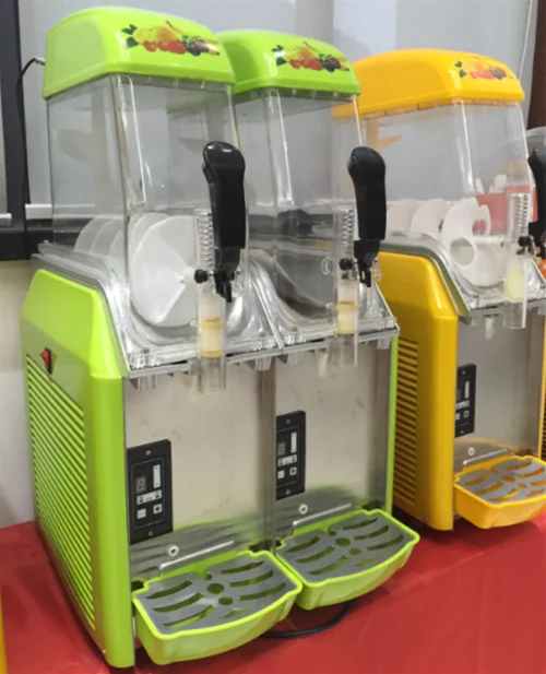Slush Machine commercial Slushy Machine 12L*3 Slush Machine with CE approval.