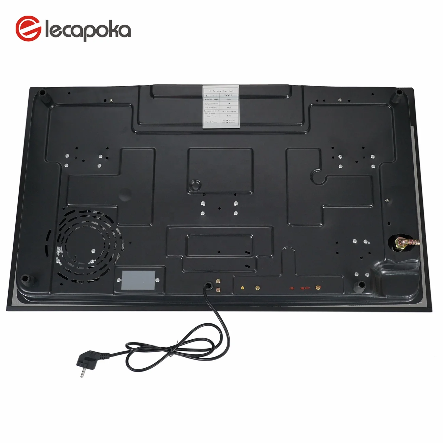 Free custom OEM tempered glass panel 5 burners gas stove 5 burners gas hobs