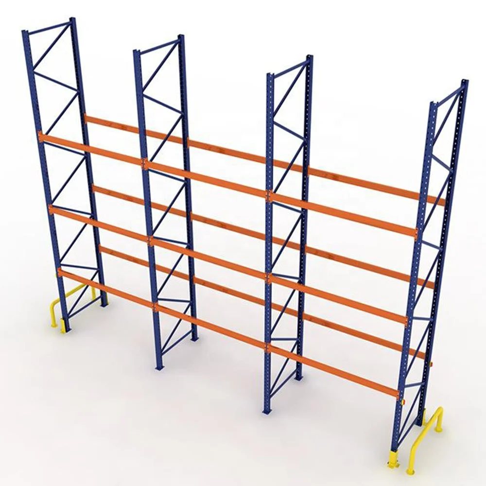 Customized Loading Capacity Q235b Steel  Heavy Duty Adjustable Warehouse Storage Stackable Pallet Racking