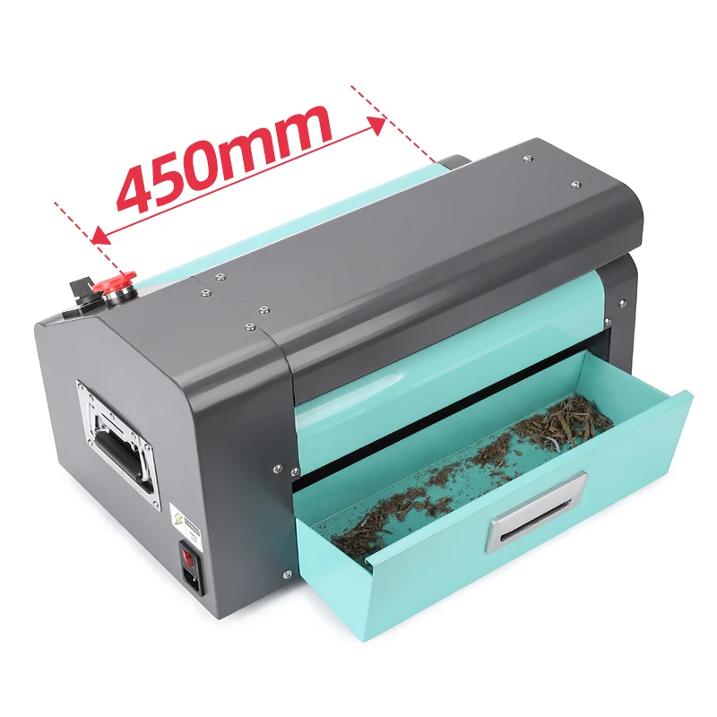 WD-P20 450mm mini recycling carton board recycle box paper perforator cardboard shredder 450mm for cushion packaging