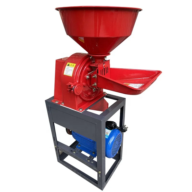 
Electric 220V wheat flour grinding machine for grain processing home use 