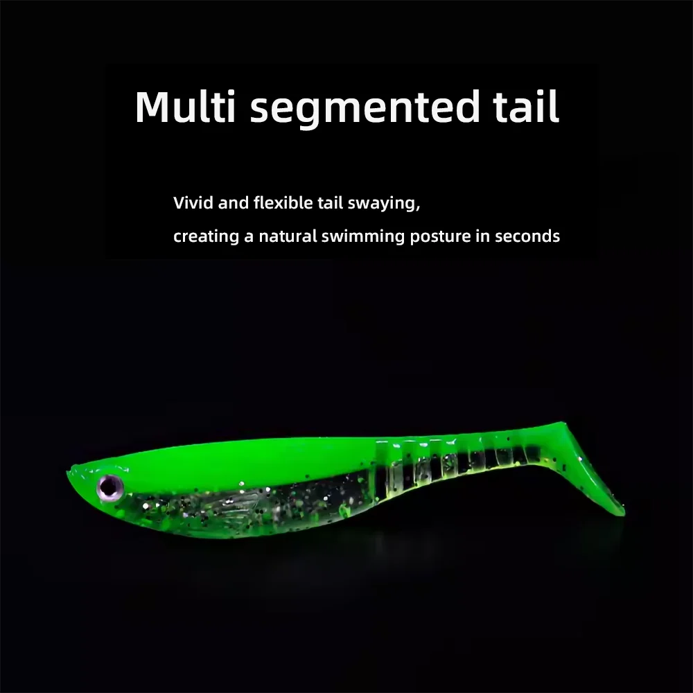 Paddle Tail Soft Fishing Lure Shad Bait Swimbait Rubber Silicone Freshwater Sea Swimming Action Carp Bass Pike Pesca