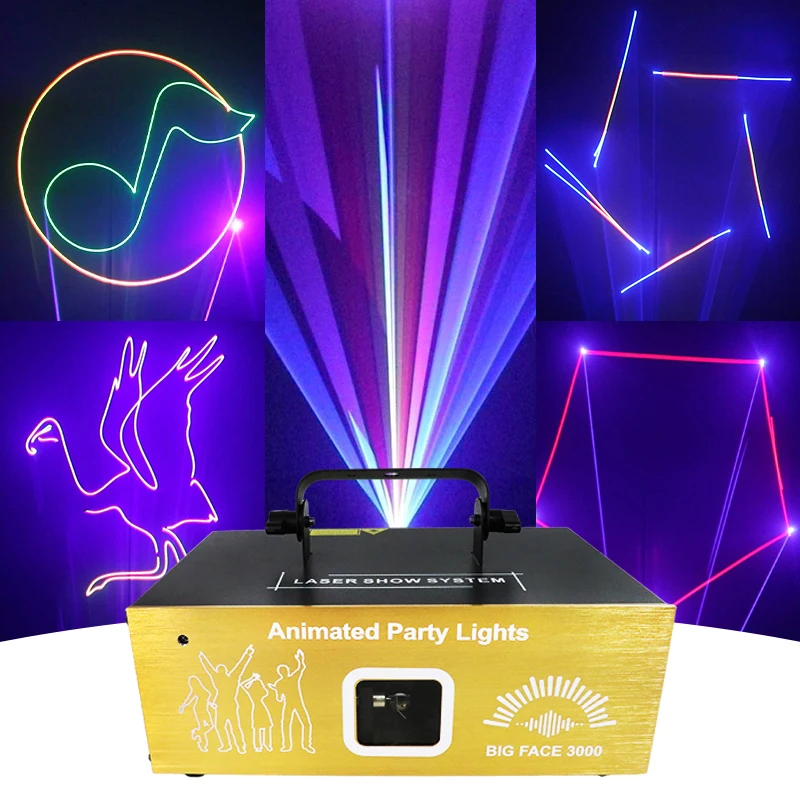 Лазерный проектор RGB 3 Вт