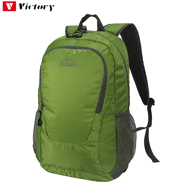 Simple design fashion unisex ripstop nylon sport outdoor lightweight school backpacks wholesale bag for teens
