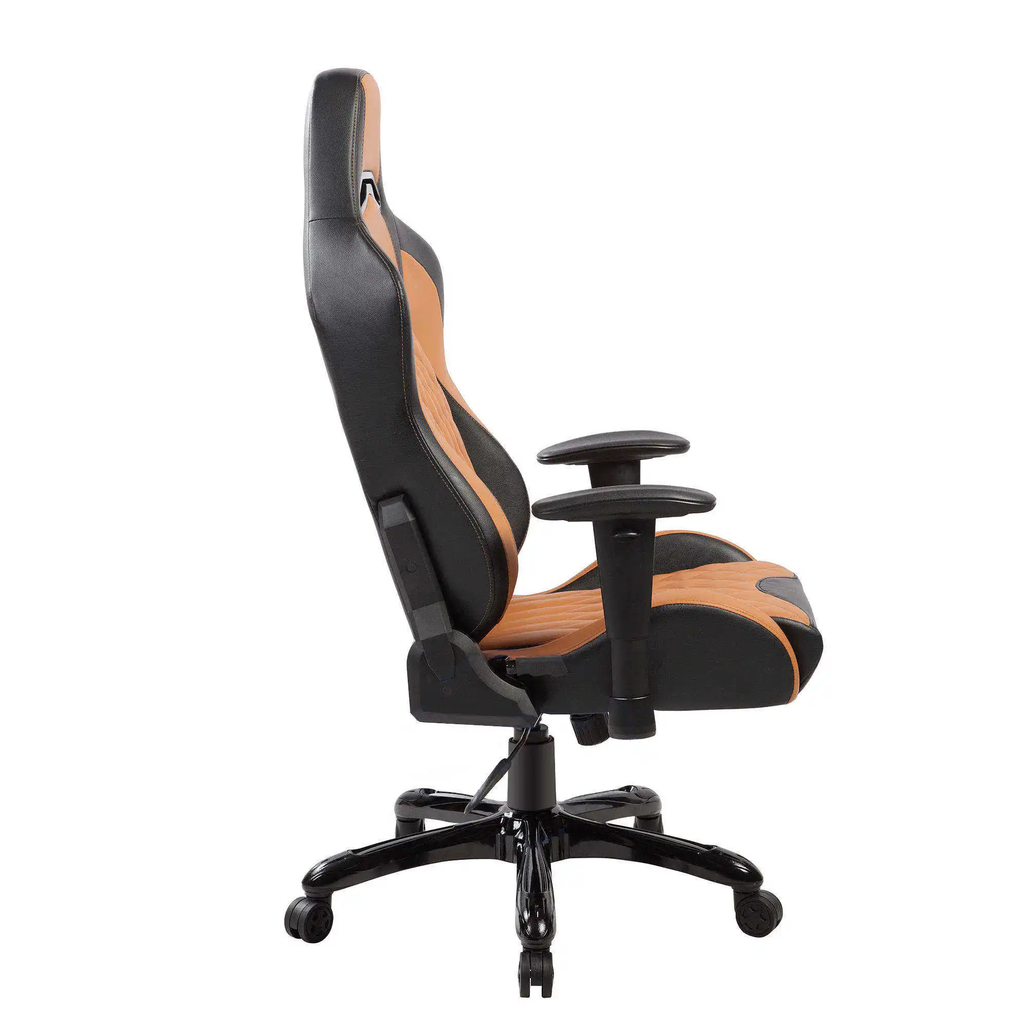 Hotsale Cheap Orange Black Height Adjust Recline Mechanism Gamer Gaming Rocking Pc Game Chair