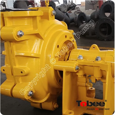 Heavy Duty Slurry Pumps 8/6inch with Rubber Lined used in Mineral Recovery and Chemical Process Plant