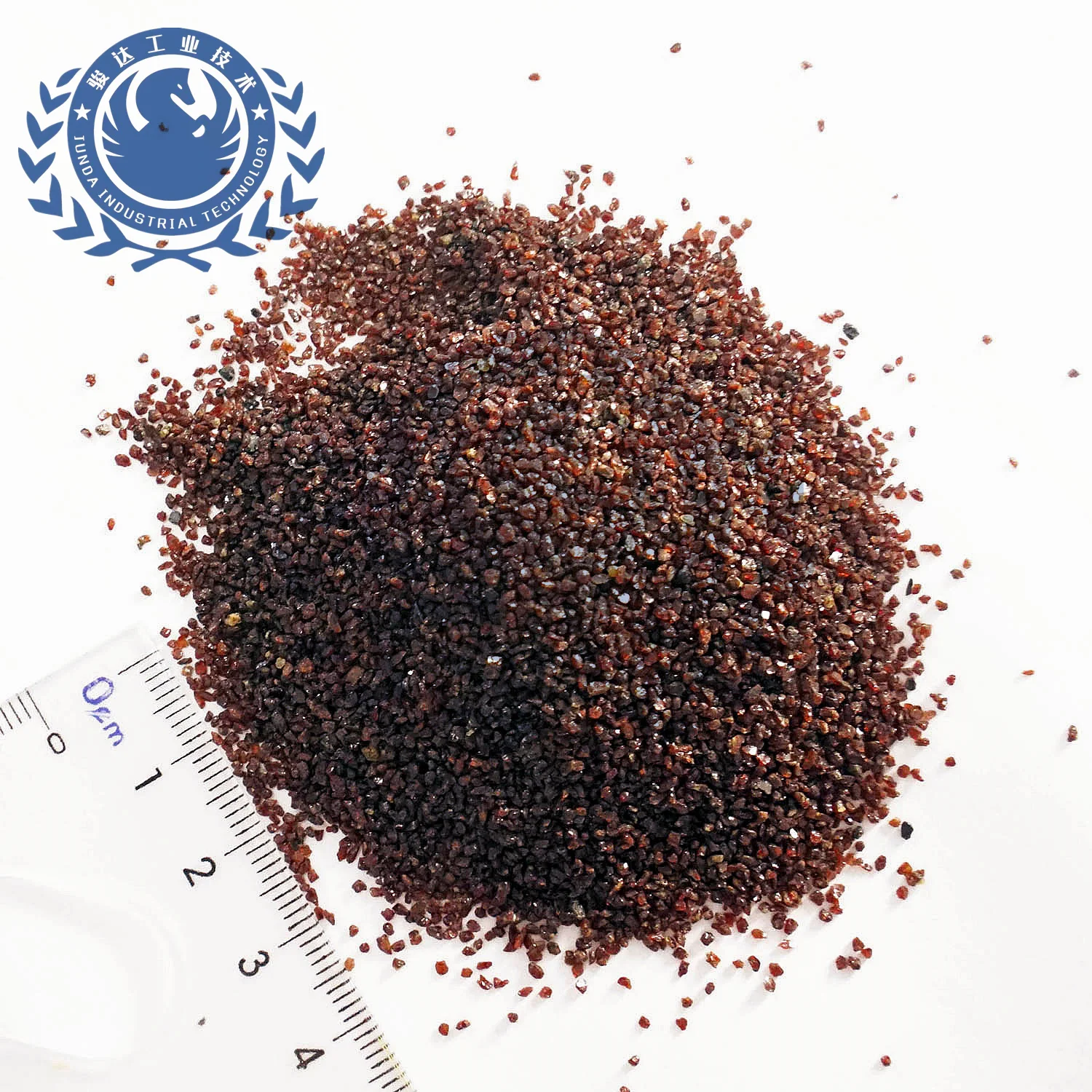 Good Wear Resistance Si O2 37.77% Abrasive Garnet Sand 30-60 Mesh for Spring Material Sandblasting