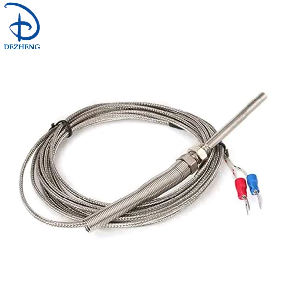 Dezheng 3mm 6 Wire Rtd Pt100 Temperature Sensor