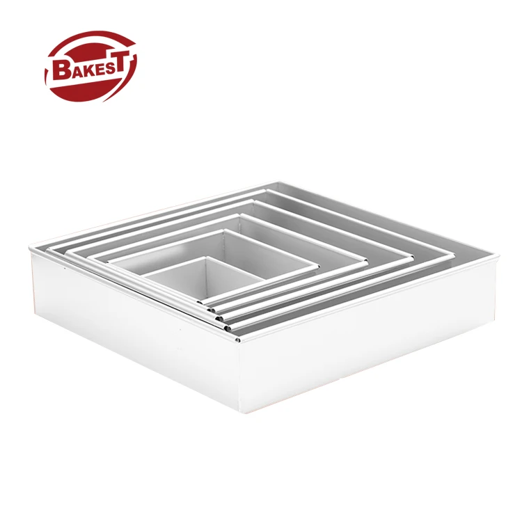 Bakest анодированная алюминиевая форма для выпечки квадратная