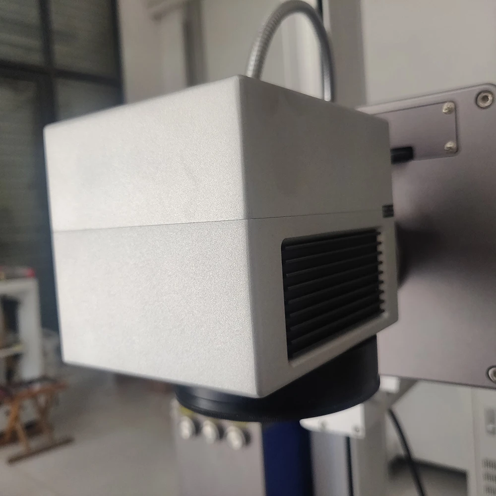 flying Product line online flying CO2 laser marking machine for pet bottle laser printer