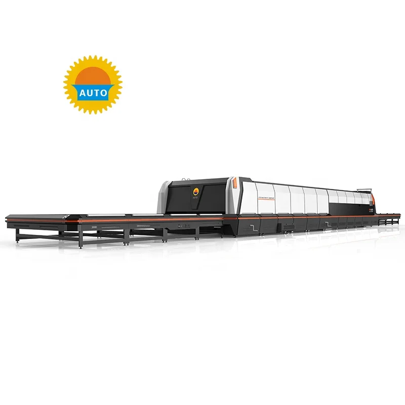 The toughened glass furnace industry machines radiation heating tempered glass making machine