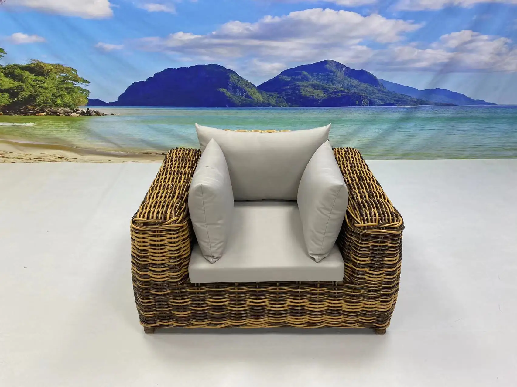 China Garden Terrace Furniture Patio Outdoor Wicker Rattan Sofa Set