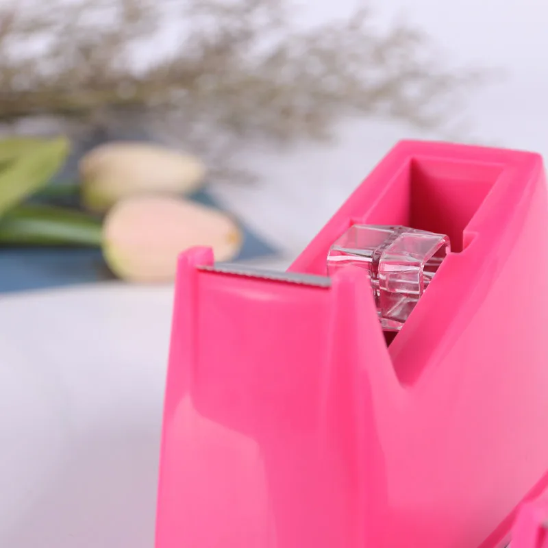 transparent adhesive tape cutter bouquet packaging tape dispenser small office school stationery tape holder