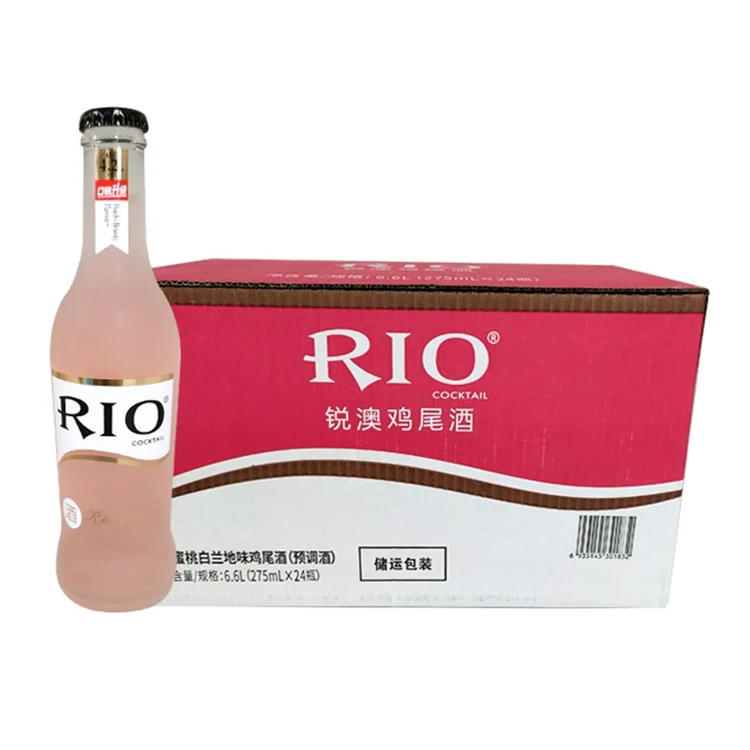 Коктейльный спиртовой миксер Rio 275 мл для коктейлей с персиковым бренди