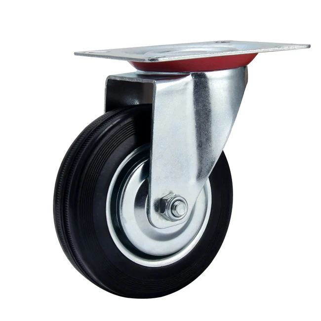 3 4 дюйма 5 дюймов 6 дюймов 8 дюймов промышленный тележка резины для шарнирного ролика