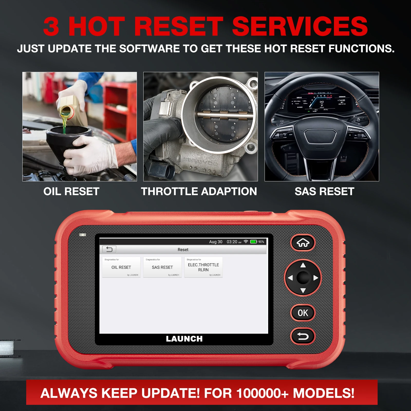 Launch 2024 Version CRP123E PLUS All System Auto Diagnostic Tool OBD2 Scanner 12V Cars Code Reader