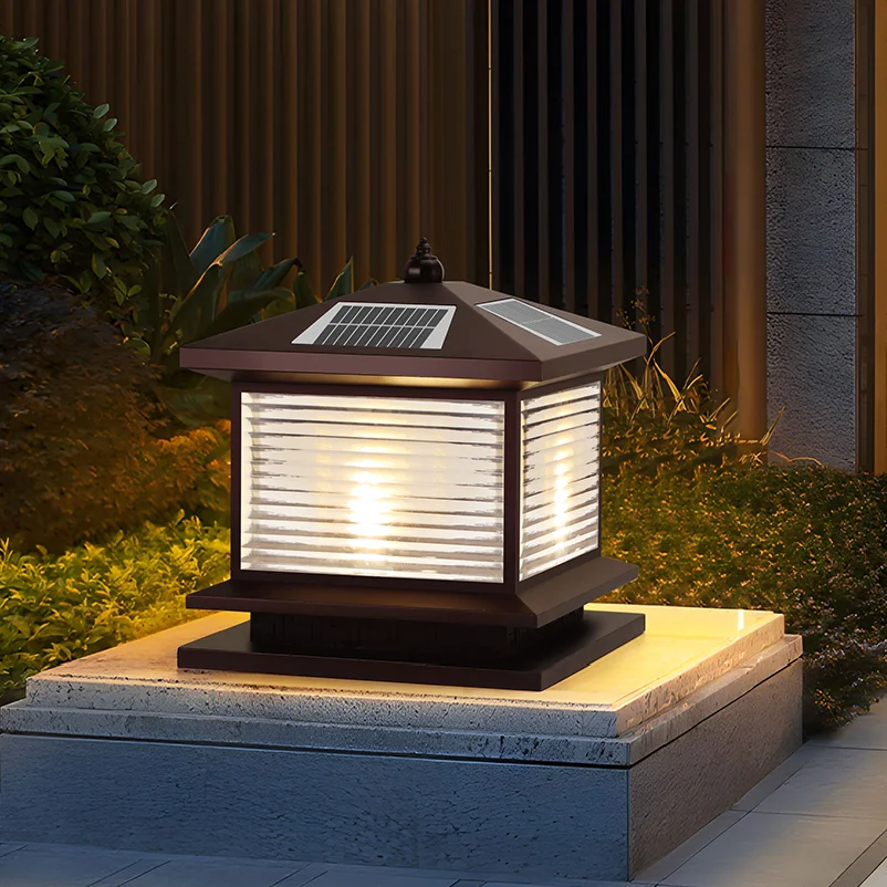 Waterproof Lampshade Deck Garden Patio 4 X 4 5 X 5 Inch Square Fence 3 Mode Solar Street Lights Home Solar Street Lights