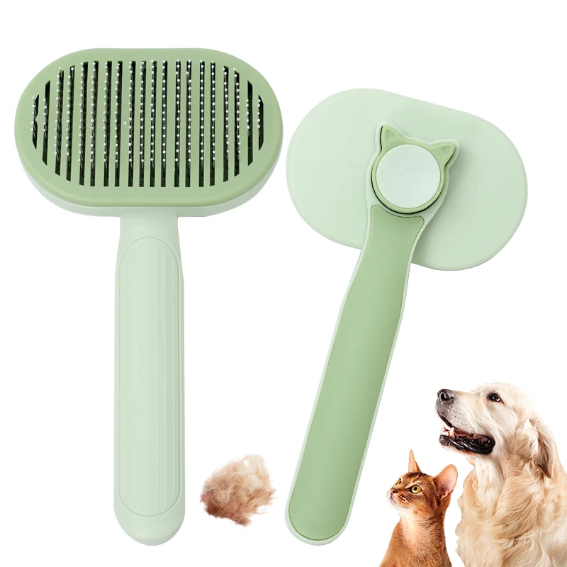 Pet comb Needle comb dog cat comb Pet supplies cross borders Hair removal steel Pet Brush