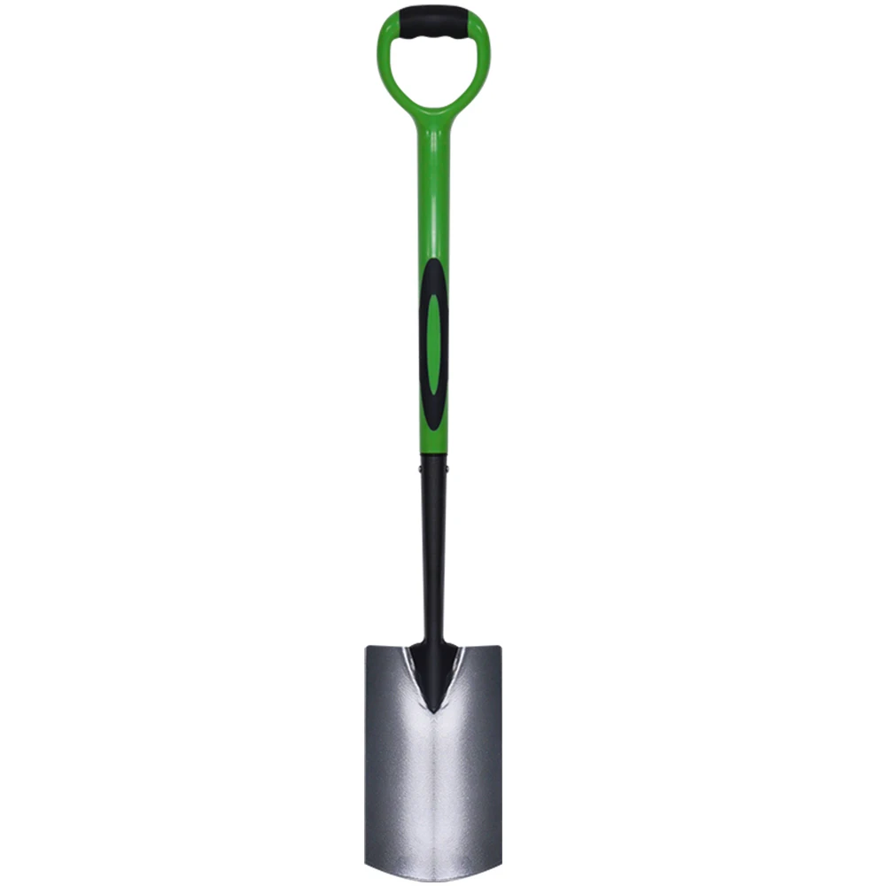 11903-11904 Steel garden shovel spade with ERGO steel tube pvc coated + TPR grip