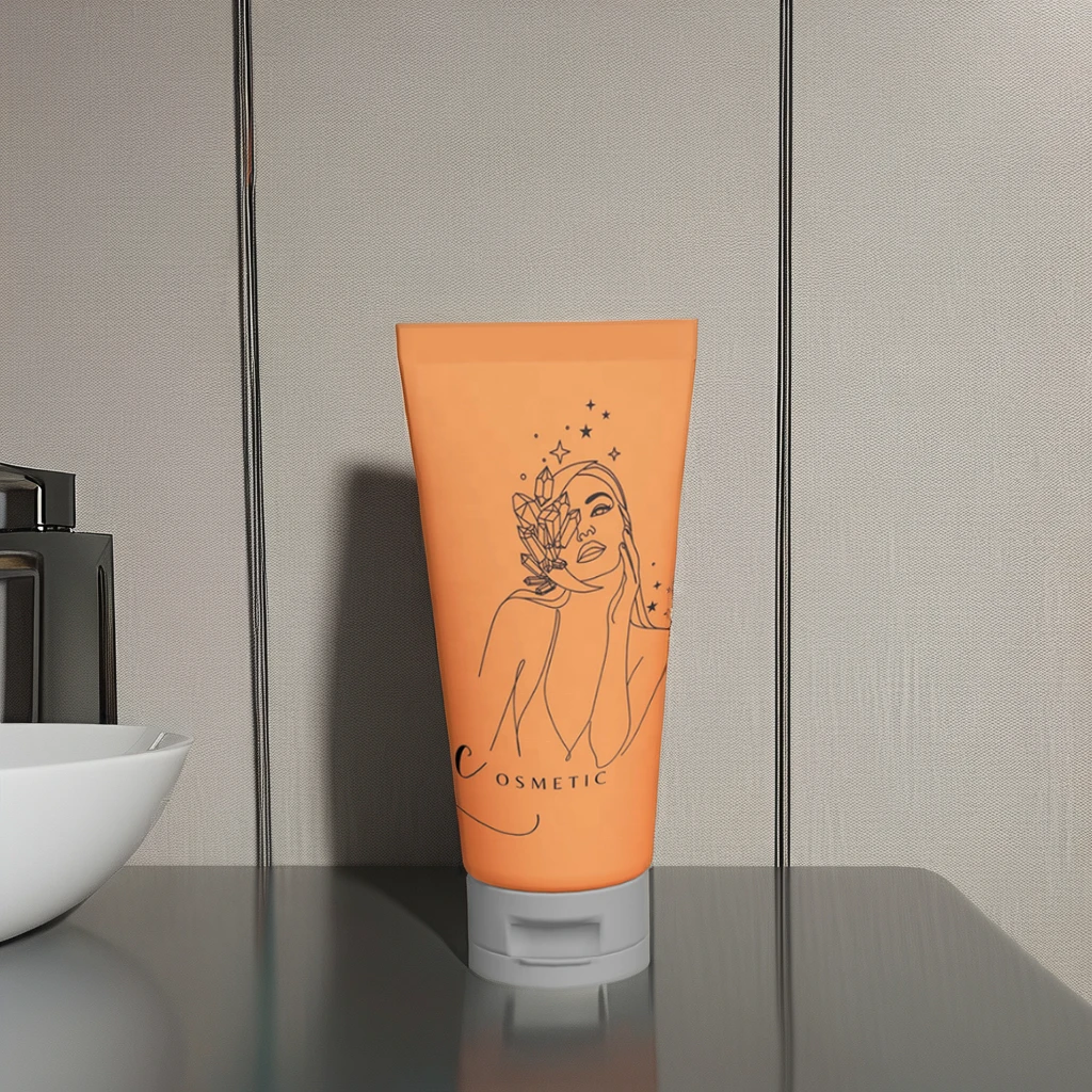 Pink Plastic Tubes for Hand Cream Lip Gloss Sunscreen Eye Cream Packaging Soft PE Material Screen Printing for Cosmetics 5-300ml