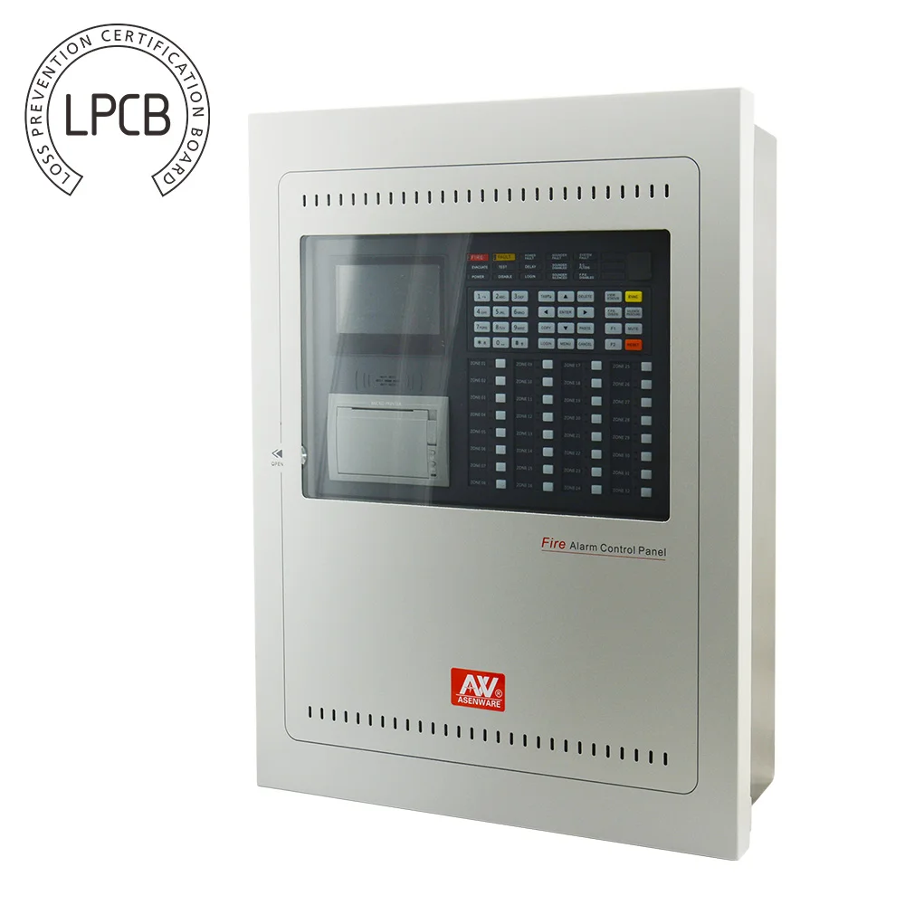 Fire alarm addressable control panel with 8 loops FP300 with LPCB