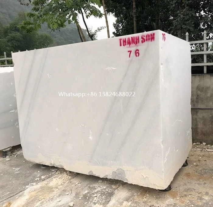 
Pure white marble slabs and stone blocks cut to size from vietnam suppliers 