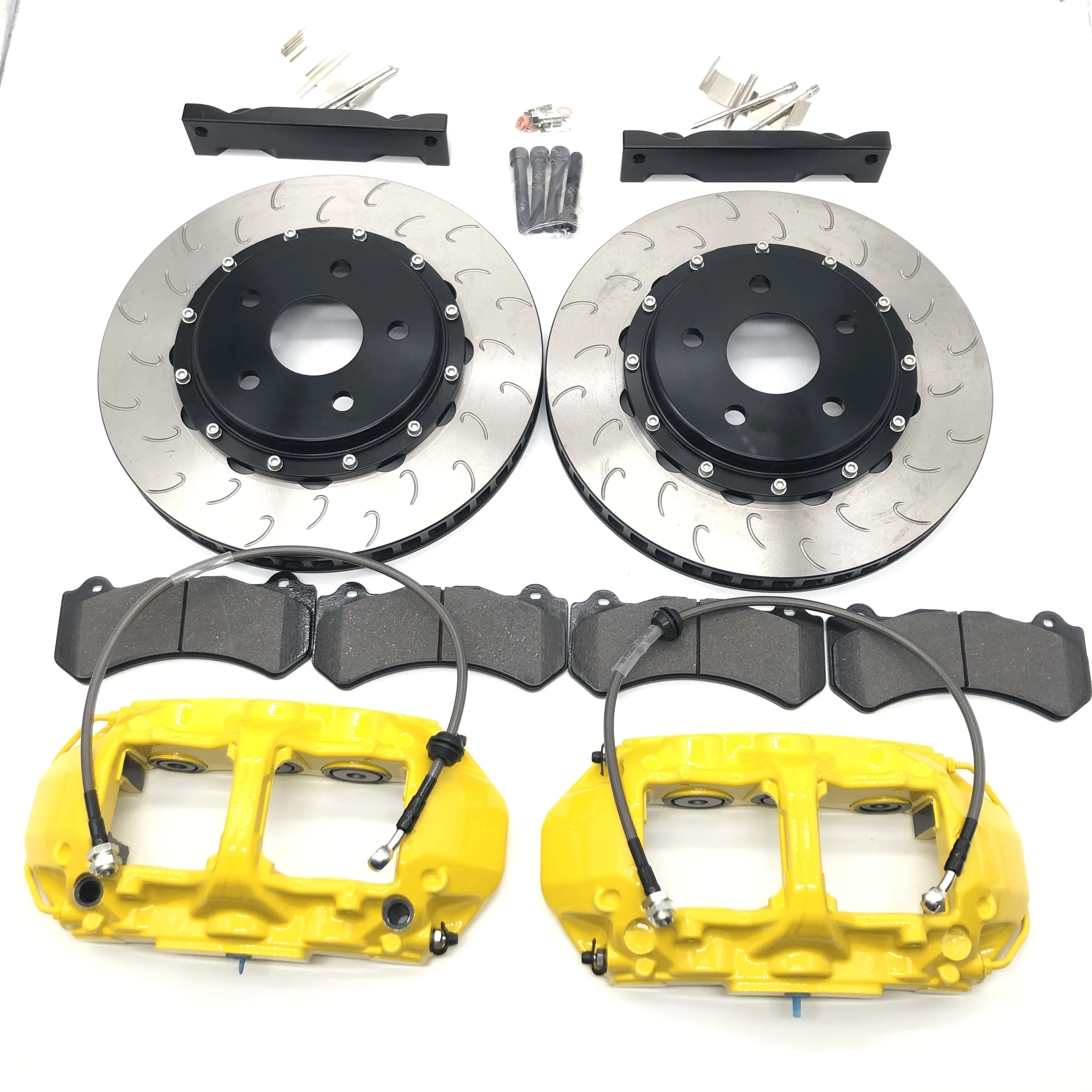 Штангенциркуль дискового тормоза Jekit высшего качества 6 горшков 362*32 мм для Volkswagen MK7 GTI front