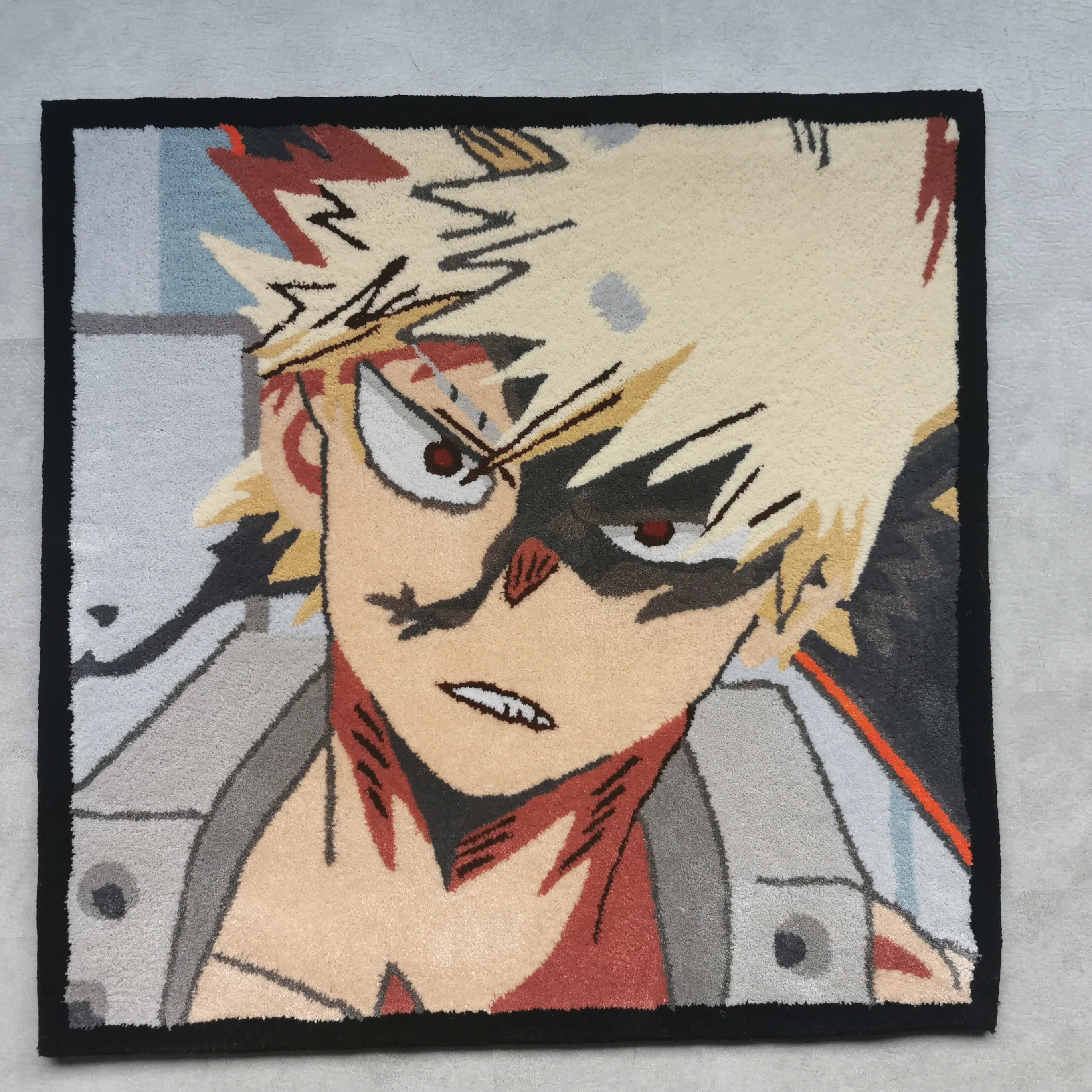 Демон Slayer маленький ковер на заказ для гостиной напольные коврики высечки тафтинга мультфильм ручной тафтинговый ковер напольный коврик на заказ Аниме