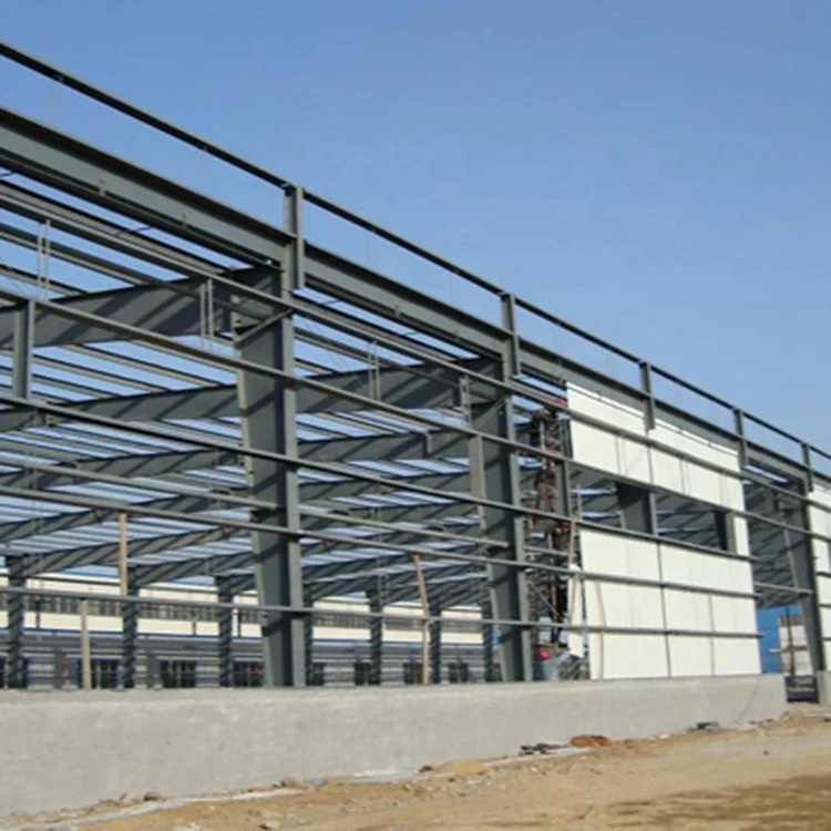 Steel frame building design  roof structure hangar cold storage warehouse