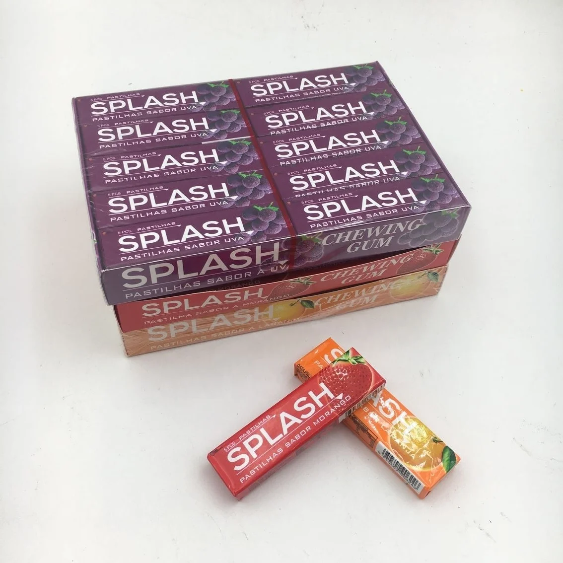 Cool Mint Flavor Sweet 5 Pcs Halal Zoom Stick Chewing Gum