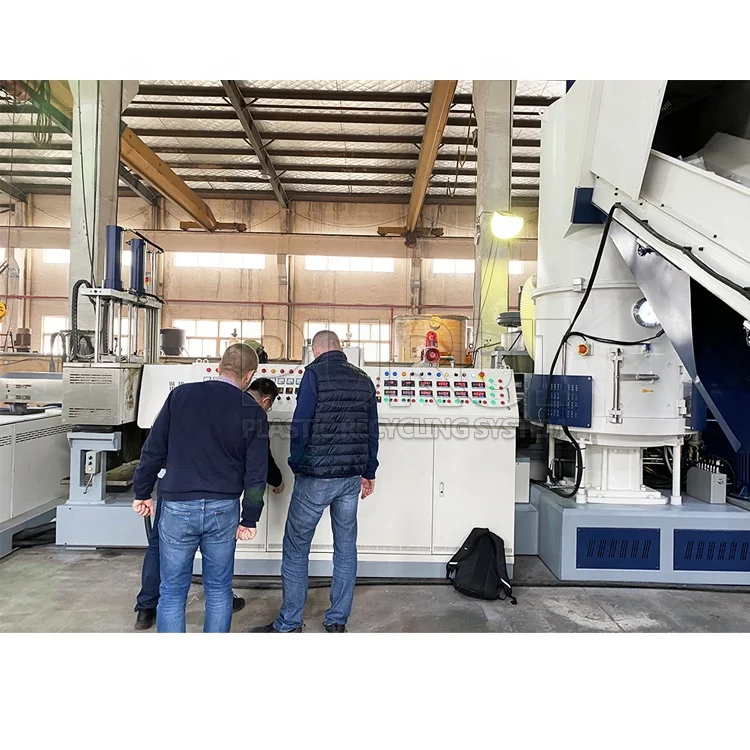 CHINA MANUFACTURER pp edge trim film recycling pelletizing machine