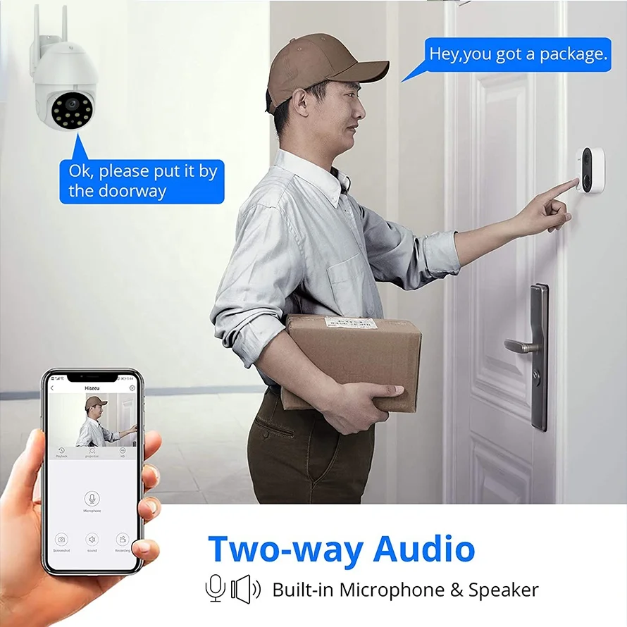 4MP IP Camera Outdoor WiFi Home Security Camera Wireless Surveillance WiFi Bullet Waterproof IP Video HD Camara