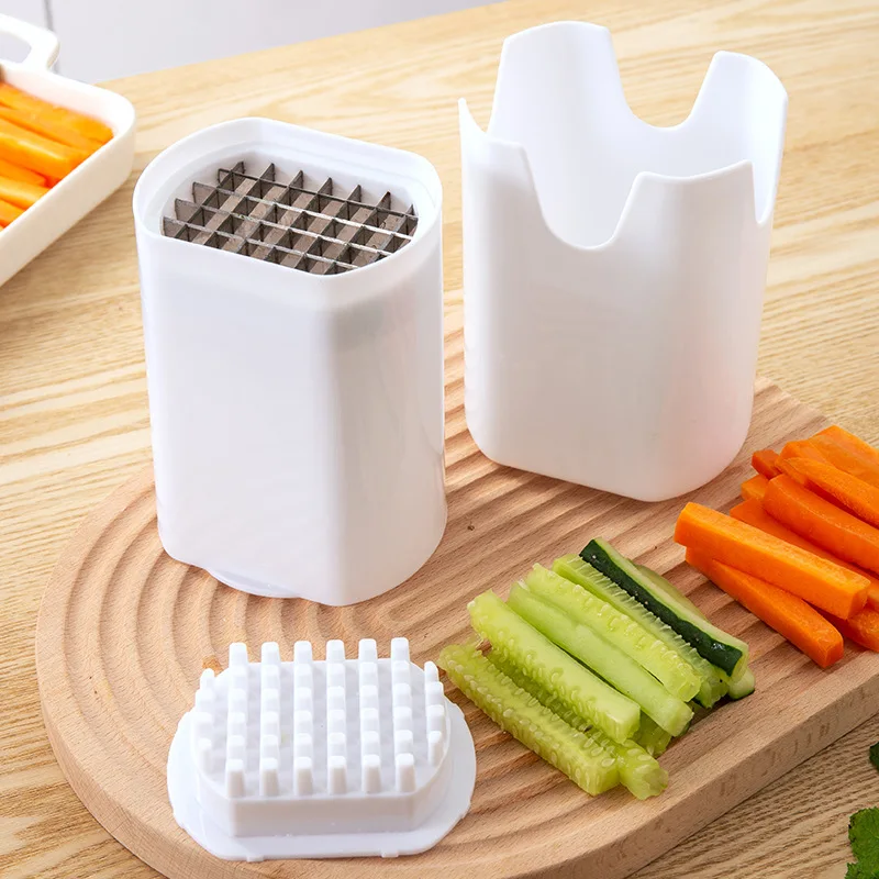 Plastic Manual Fries Vegetable Cube French Fry Cutter Onion Potato Cutter Professional Vegetable Chopper Slicer