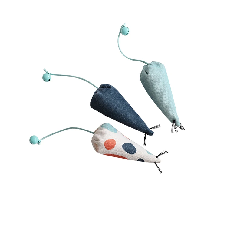 Low Price Promotion Pet Supplies Wholesale Interactive Fur Mouse Cat Teaser Stick Toy For Cats