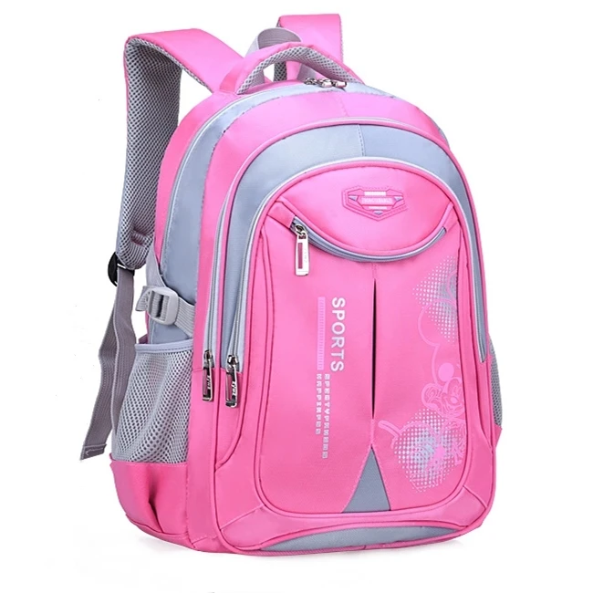 Fashion Large Capacity Backpack High Density Waterproof Nylon School Bags For Teenagers