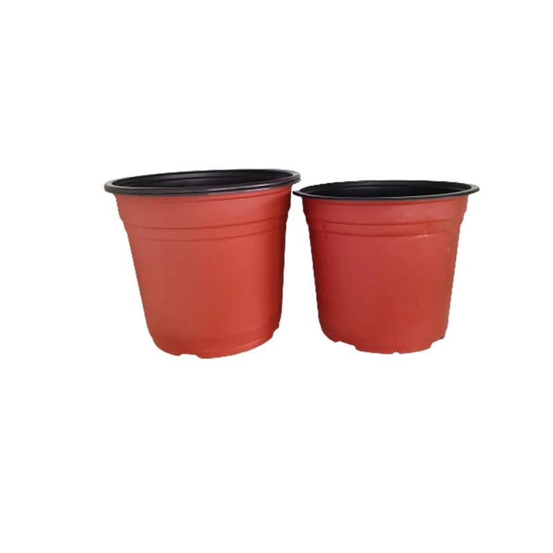 Wholesales Of Pp Two-color Seeding Raising Soft Flower Pots Of Various Specifications Plastic Flower Pots Gardening Plant Pot