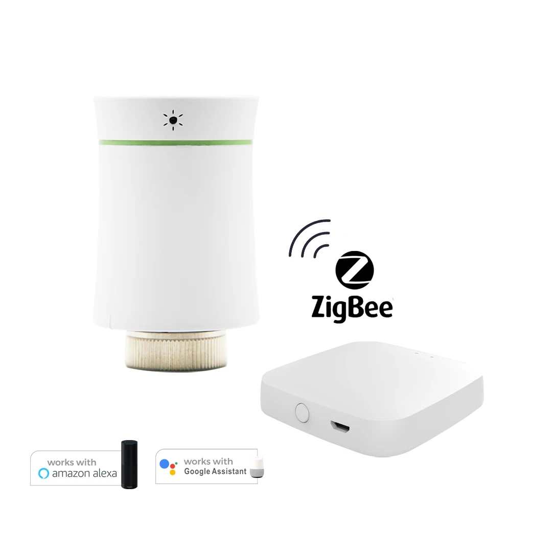 Programmable Smart Thermostatic Radiator Valve Wifi Tuya Zigbee TRV Thermostat