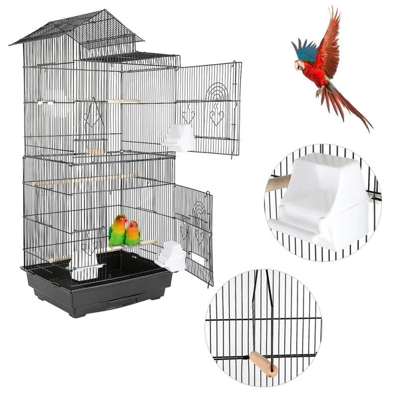 Custom New Design Big Size Bird Breeding Cages Parrot Breeding Bird Cages On Sale