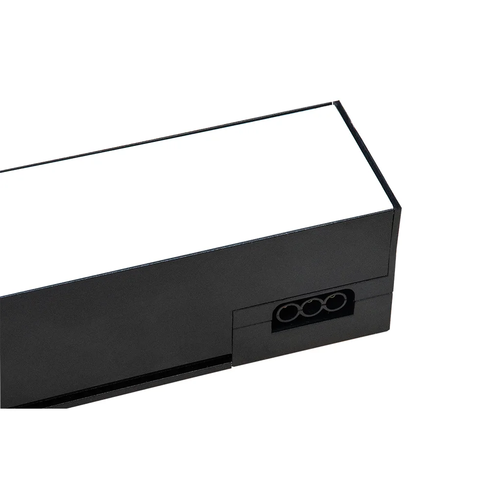 170-265V LED Linkable  Office Linear Light up to 1000W in series easy installation without screw 180 degree rotatable