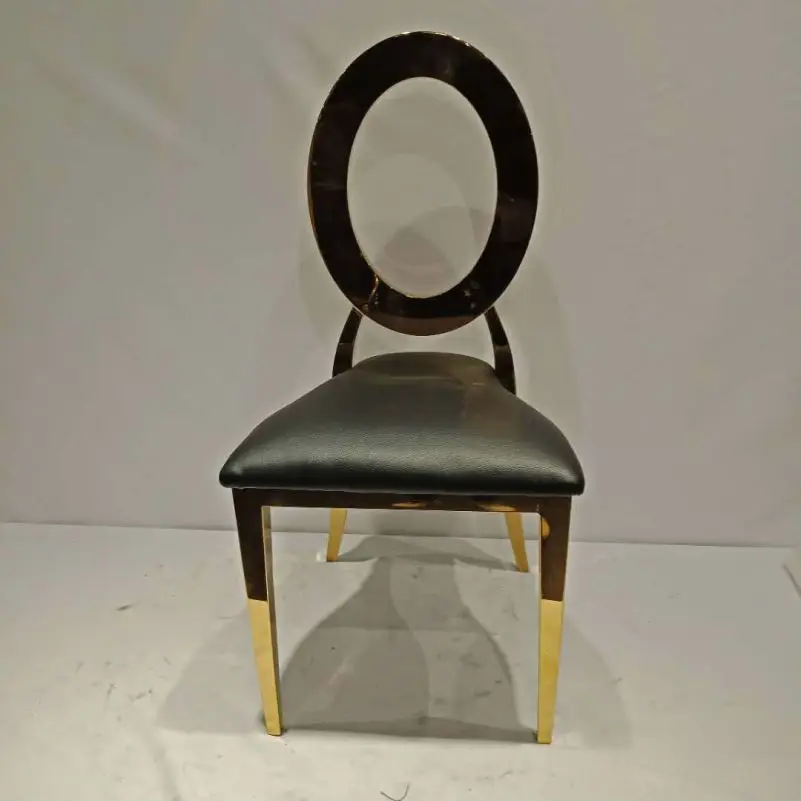 Роскошный свадебный стул из нержавеющей стали, золотые стулья для мероприятий