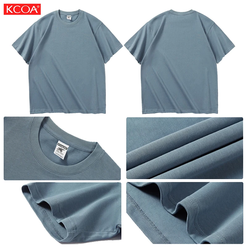 Custom Logo Printed T Shirts 280 Gsm 100% Cotton Blank Men T Shirt Manufacturer Drop Shoulder Tshirts Oversize