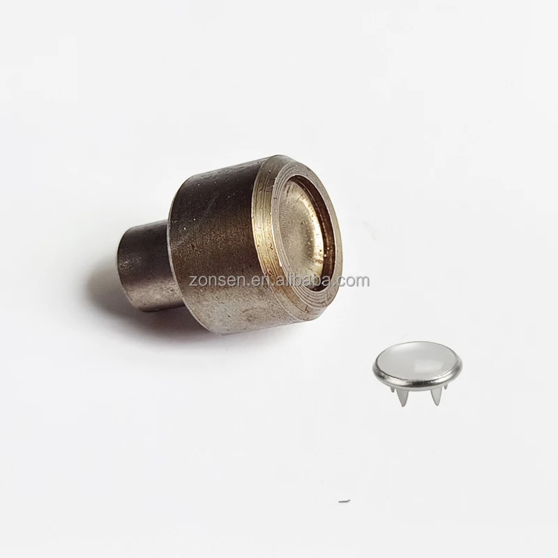 Ring Snap Button Die Mould For Pearl Cap 12mm Pearl Prong Snap Die On ZYT Hand Press Plier