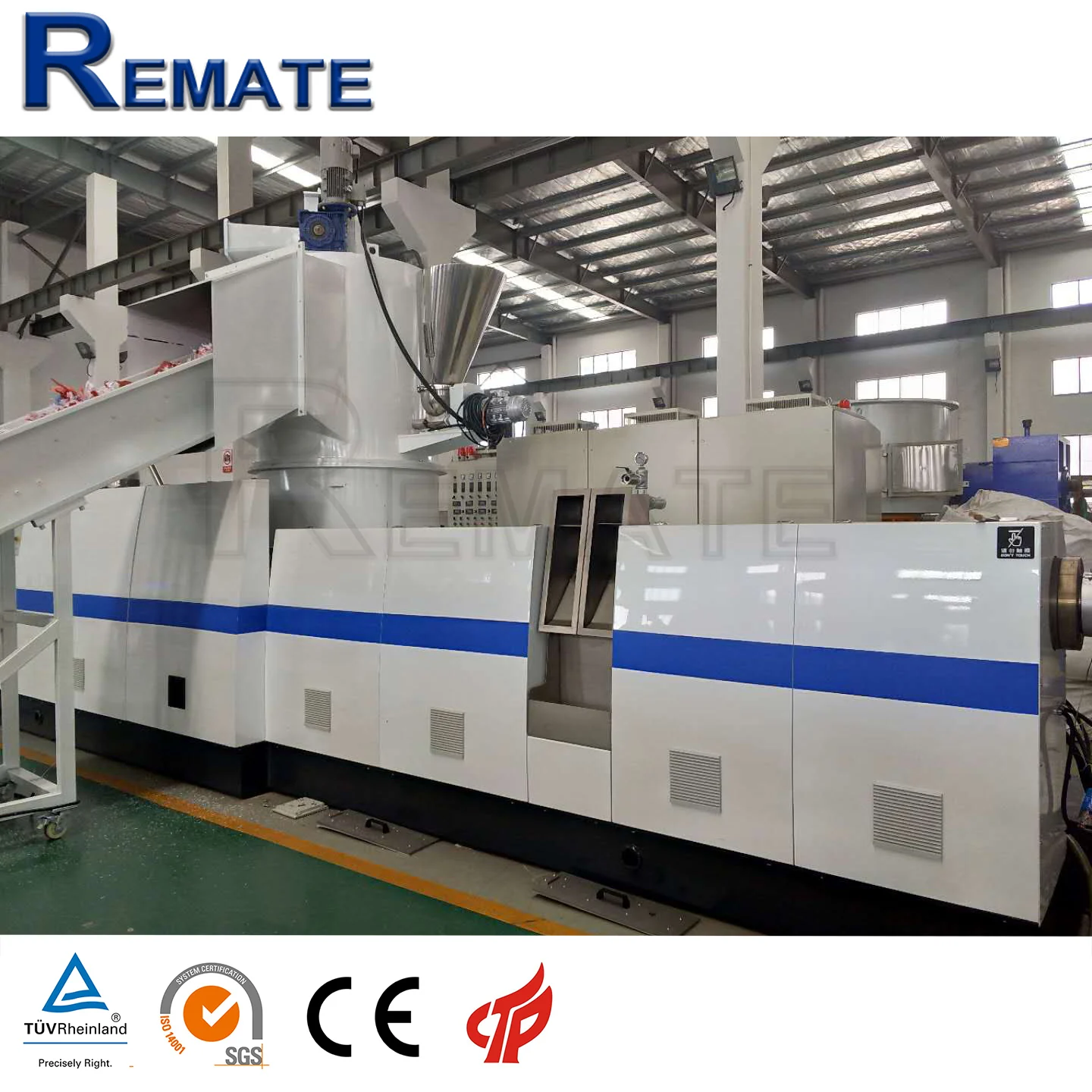 
plastic PP raffia bags granulator machine recycling line 
