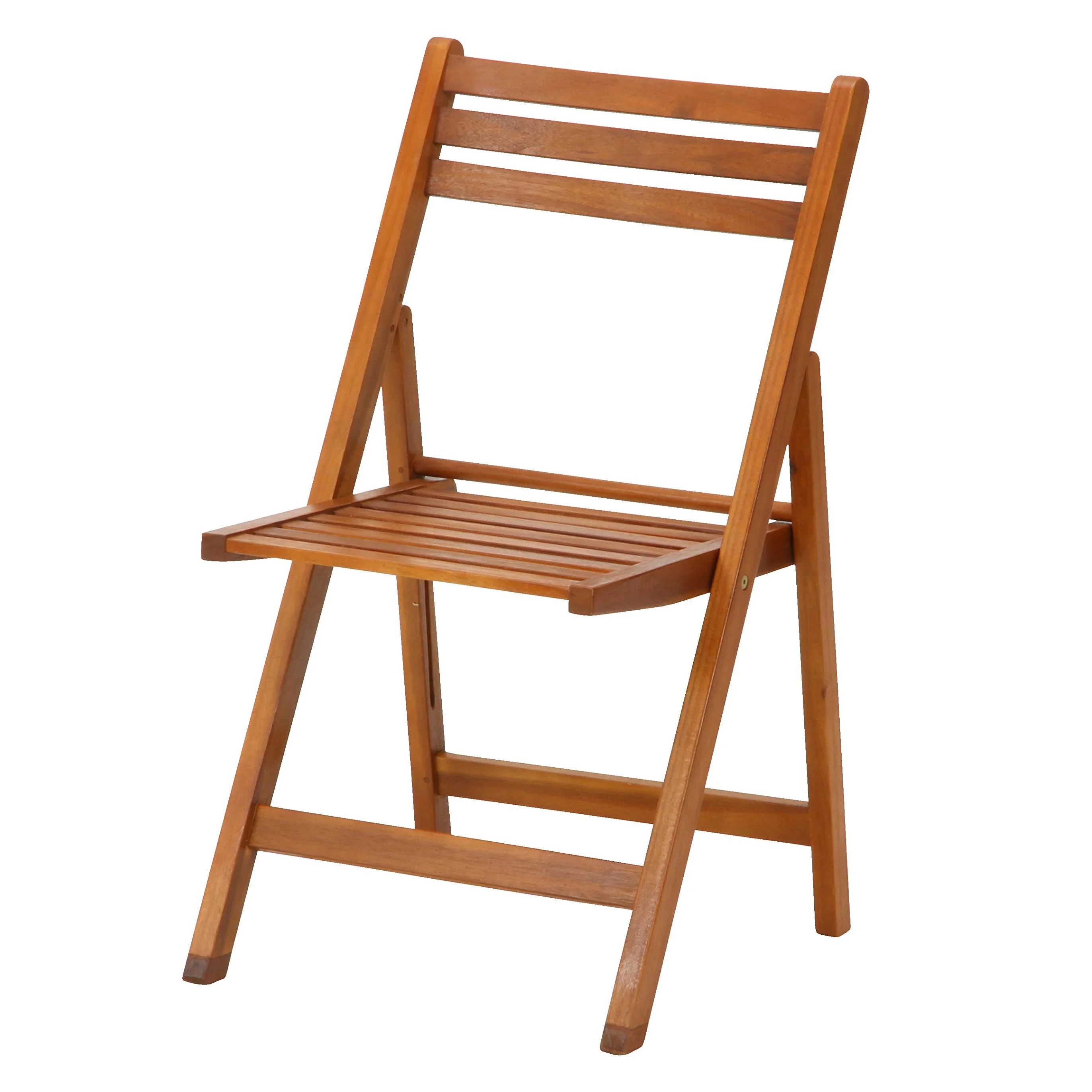 Garden Wood Folding Furniture Table and Chair Set Portable Waterproof Bamboo Wood Foldable Dining Table with Chair Sets Outdoor