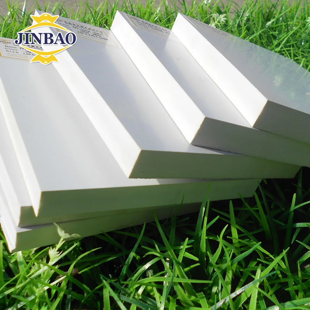 JINBAO высокое качество пвх форекс доски 0.55 плотность 4x8ft 1220x2440 мм белый лист пены для спортивного инвентаря